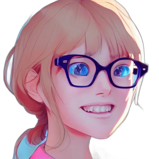 face, robot, staff, anime transparent PNG cut-out