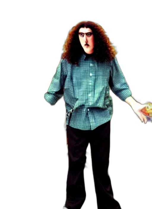 jacket, hair, staff, robot transparent PNG cut-out