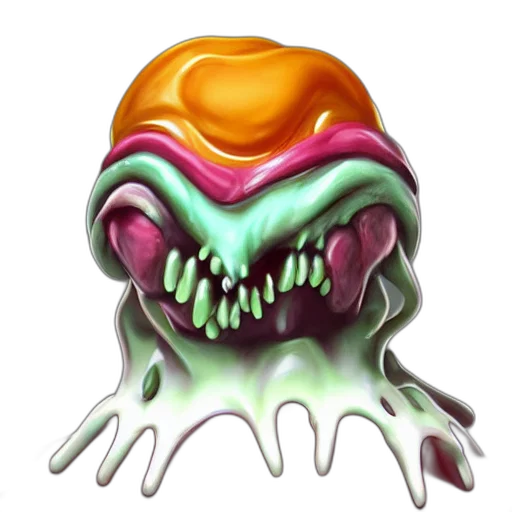 creature, food, mask, face transparent PNG cut-out