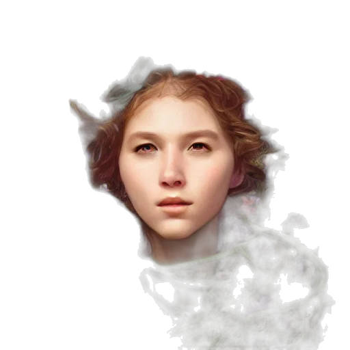 face, dragon, hair, mask transparent PNG cut-out
