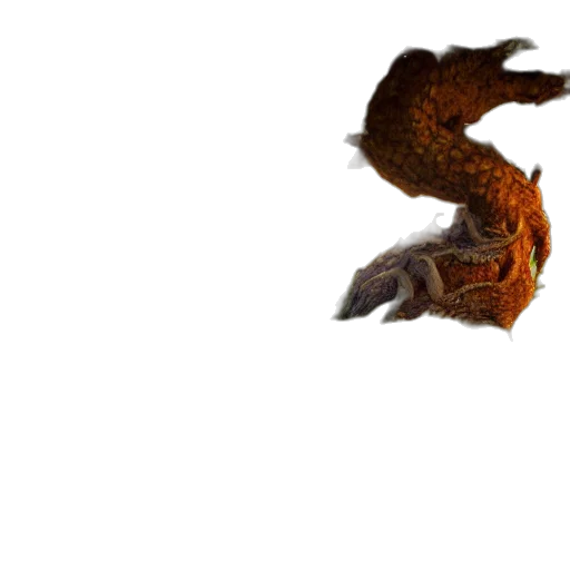 dragon, animal, creature, hair transparent PNG cut-out