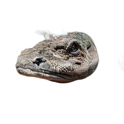dragon, animal, creature, face transparent PNG cut-out