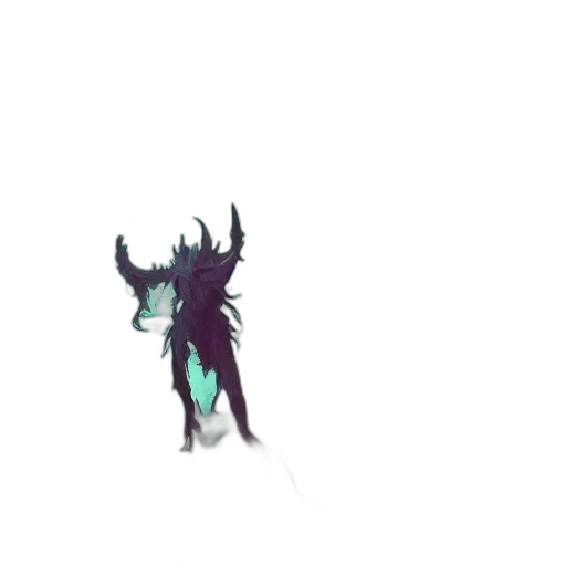 dragon, creature, hair, weapon transparent PNG cut-out