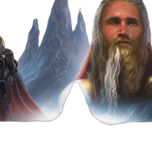mask, fantasy art, concept art, asgard transparent PNG cut-out