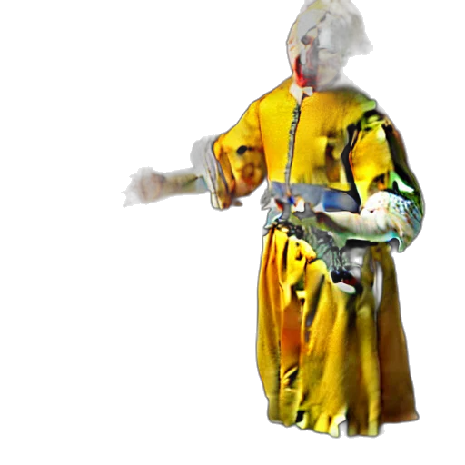 jacket, staff, dress, mask transparent PNG cut-out
