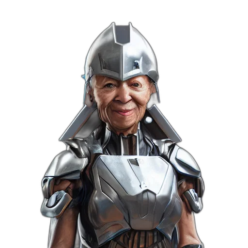 face, robot, concept art, 3d render transparent PNG cut-out