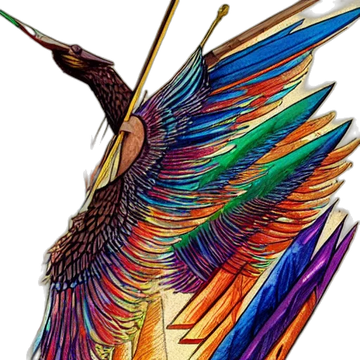 staff, animal, dragon, weapon transparent PNG cut-out