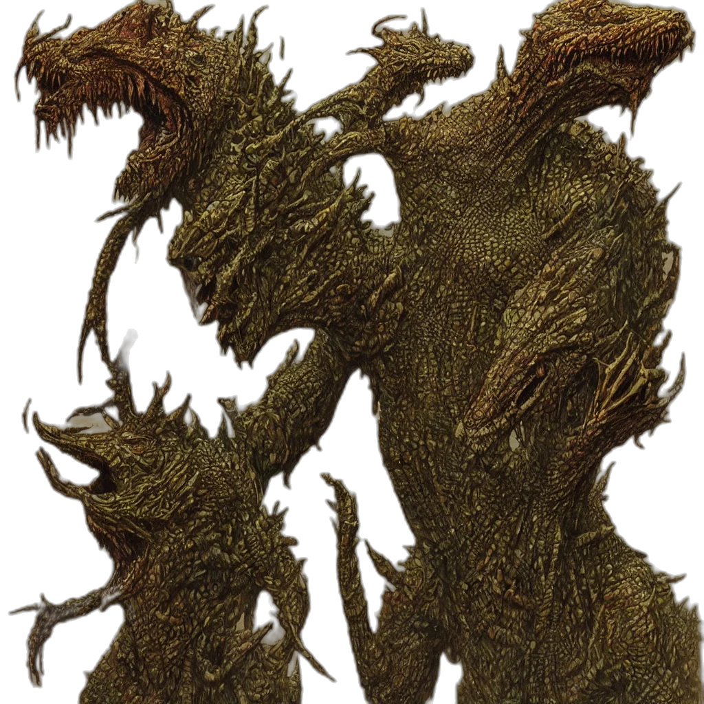 dragon, creature, animal, concept art transparent PNG cut-out