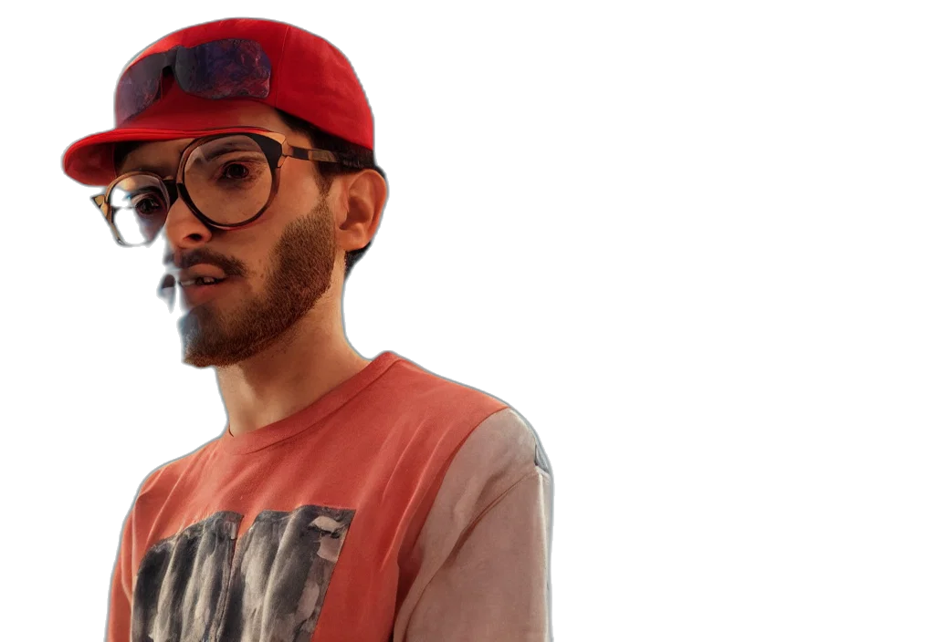 hat, face, 3d render, photorealistic transparent PNG cut-out