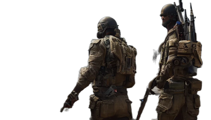 weapon, jacket, concept art, 3d render transparent PNG cut-out