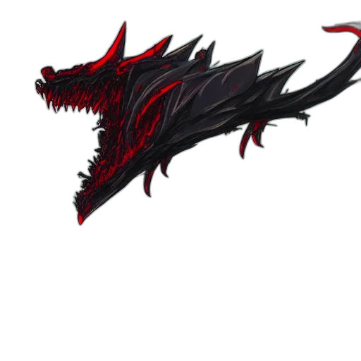 dragon, weapon, staff, creature transparent PNG cut-out