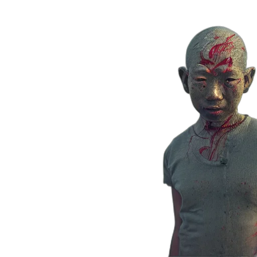 mask, face, staff, creature transparent PNG cut-out