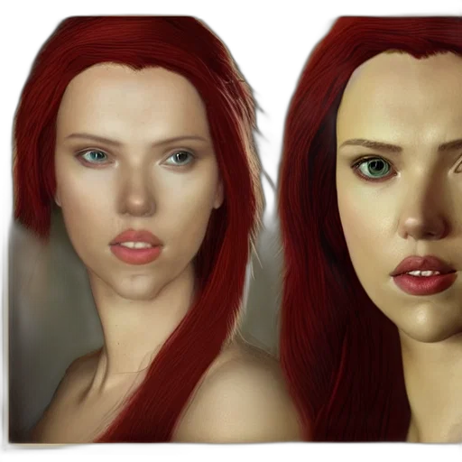 face, 3d render, photorealistic, fantasy art transparent PNG cut-out
