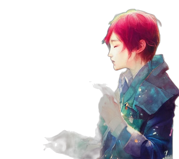 jacket, watercolor, photorealistic, oil painting transparent PNG cut-out