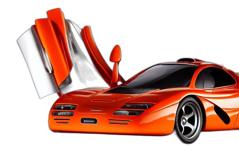 car, weapon, 3d render, photorealistic transparent PNG cut-out