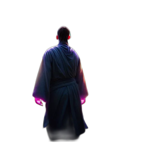 staff, jacket, creature, weapon transparent PNG cut-out