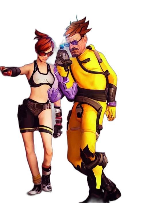 staff, concept art, cyberpunk, 3d render transparent PNG cut-out