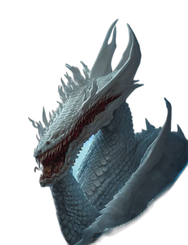dragon, creature, animal, staff transparent PNG cut-out