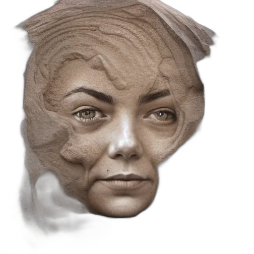 face, mask, creature, crown transparent PNG cut-out