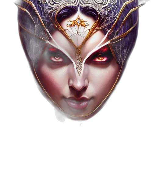 mask, crown, face, jewelry transparent PNG cut-out