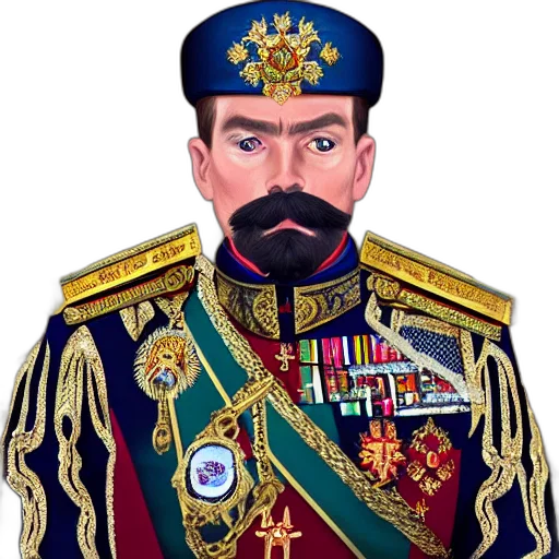 crown, staff, face, photorealistic transparent PNG cut-out