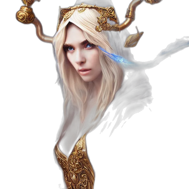 crown, dragon, jewelry, staff transparent PNG cut-out