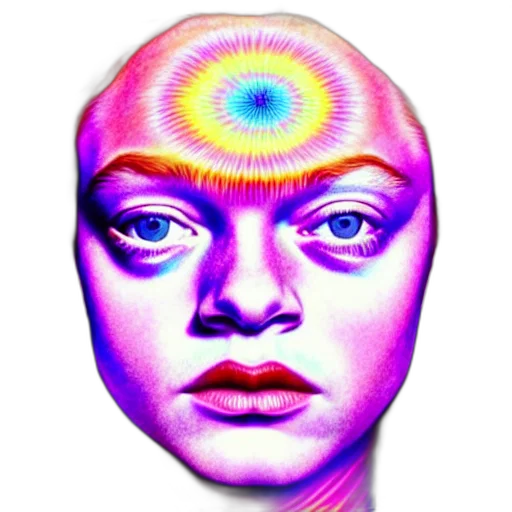 face, crown, hair, mask transparent PNG cut-out
