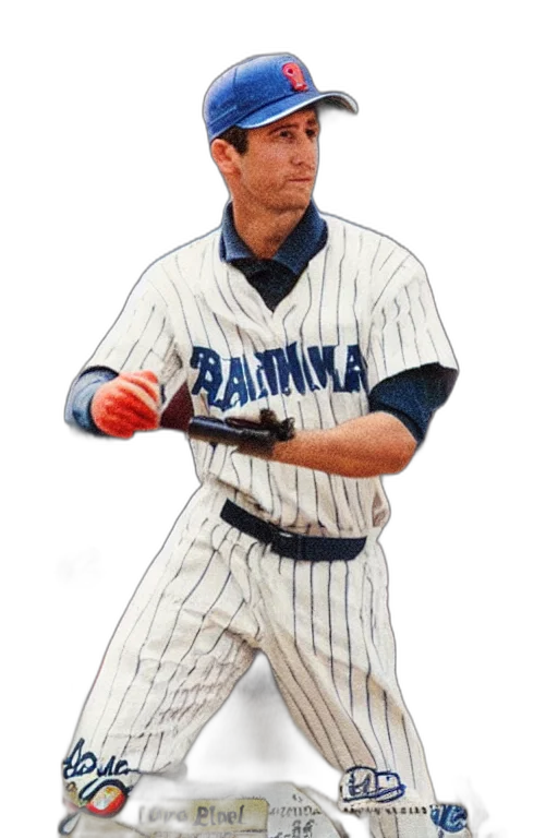 photorealistic, baseball, card, player transparent PNG cut-out