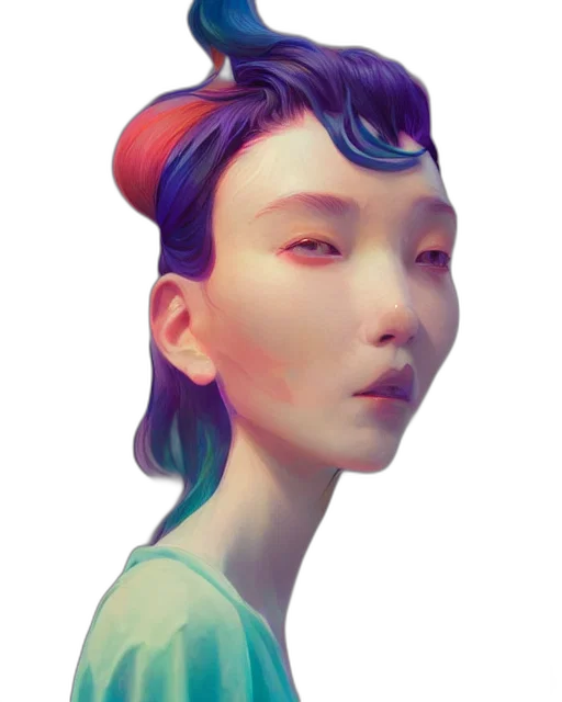 face, robot, mask, creature transparent PNG cut-out