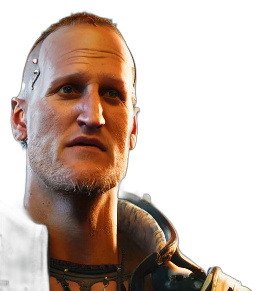 face, jacket, photorealistic, concept art transparent PNG cut-out