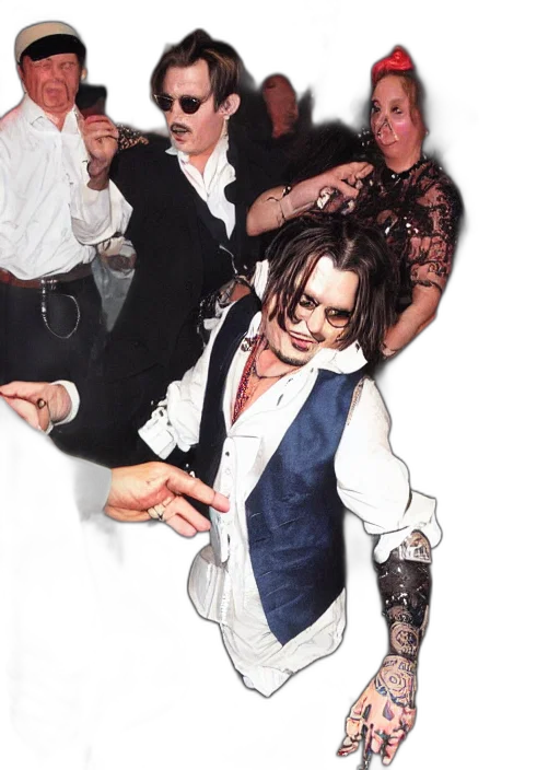 jacket, johnny, depp, drunkenly transparent PNG cut-out