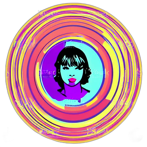 cartoon, vaporwave, anime, fantasy art transparent PNG cut-out