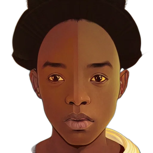 face, crown, mask, hair transparent PNG cut-out