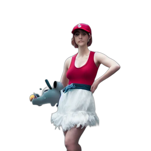 dress, hat, creature, animal transparent PNG cut-out