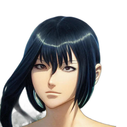 face, mask, hair, crown transparent PNG cut-out