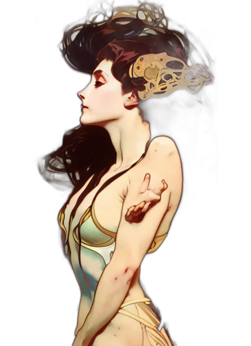 dress, dragon, crown, jewelry transparent PNG cut-out