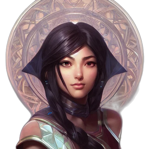 face, staff, mask, fantasy art transparent PNG cut-out