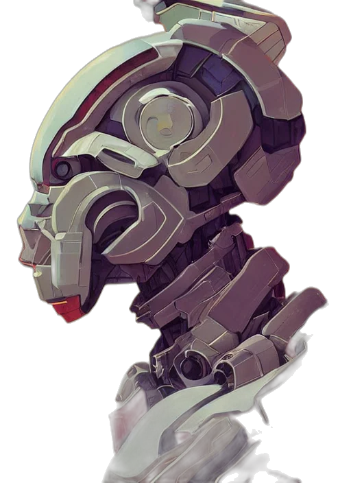 robot, weapon, face, mask transparent PNG cut-out