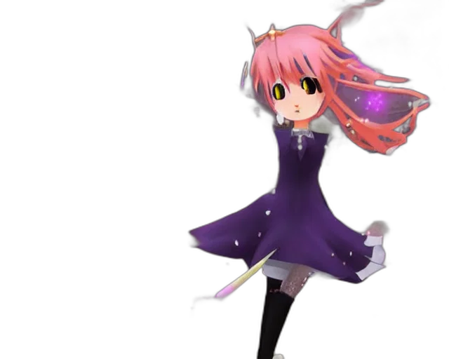 staff, dress, 3d render, concept art transparent PNG cut-out