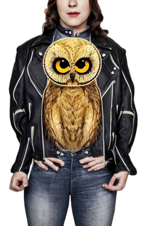 jacket, animal, mask, photorealistic transparent PNG cut-out