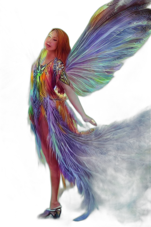 dress, creature, fantasy art, photorealistic transparent PNG cut-out