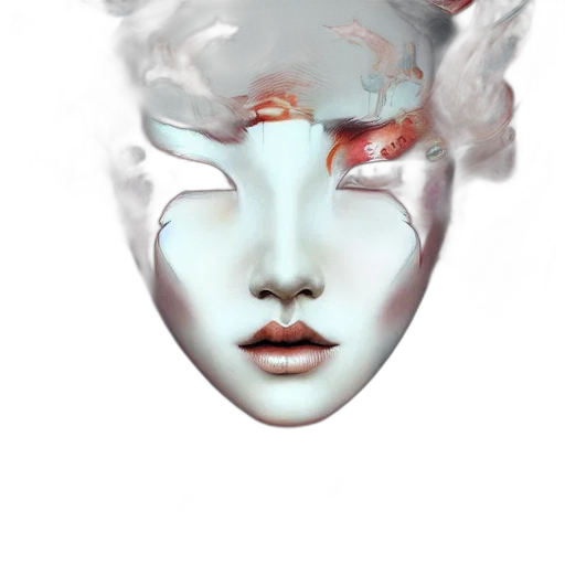 mask, face, crown, creature transparent PNG cut-out