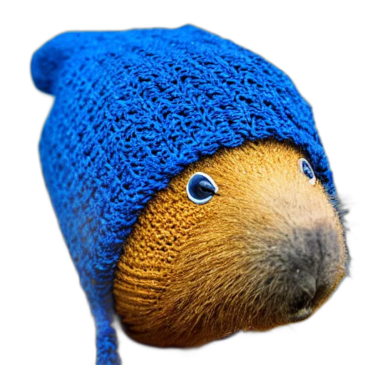 hat, animal, jacket, staff transparent PNG cut-out