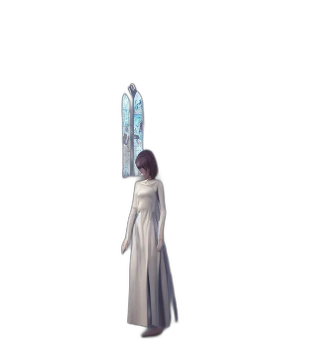 dress, staff, sword, weapon transparent PNG cut-out