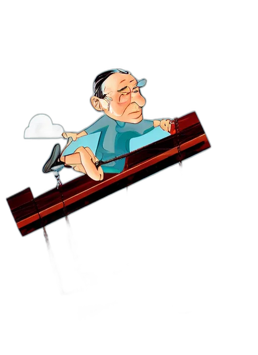 staff, furniture, umbrella, cartoon transparent PNG cut-out