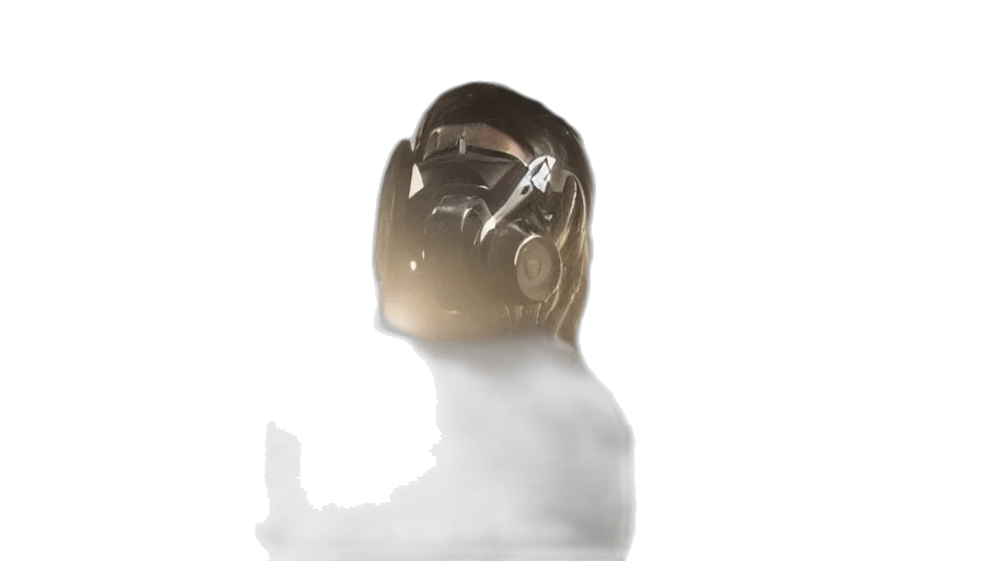 mask, face, robot, creature transparent PNG cut-out