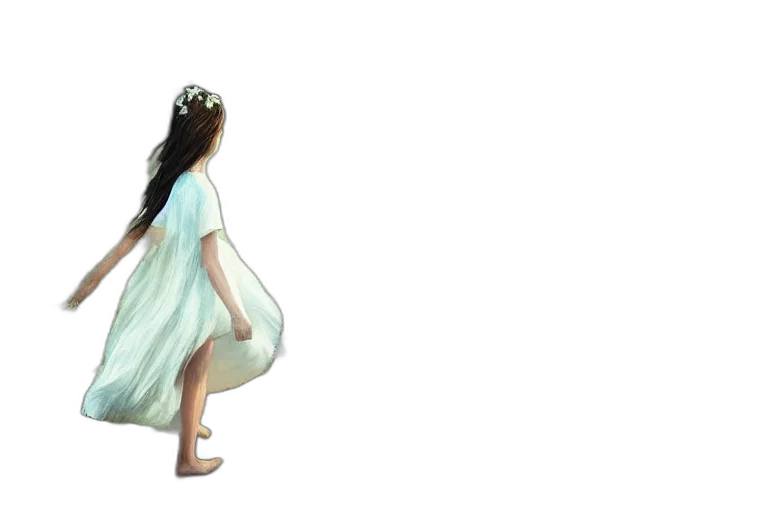 dress, crown, concept art, 3d render transparent PNG cut-out