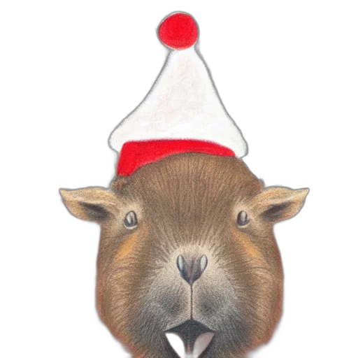 hat, animal, photorealistic, illustration transparent PNG cut-out