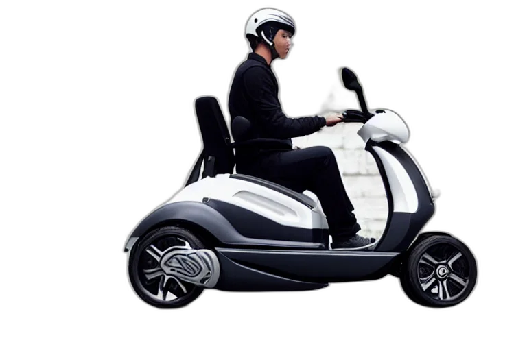car, concept art, mobility, scooter transparent PNG cut-out