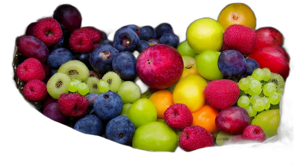 food, crown, photorealistic, colorful transparent PNG cut-out